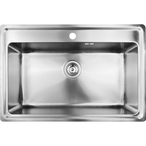 Secher Vejle BK1 kjøkkenvask 76x50,6 cm rustfritt stål Secher Vejle BK1 kjøkkenvask 76x50,6 cm rustfritt stål