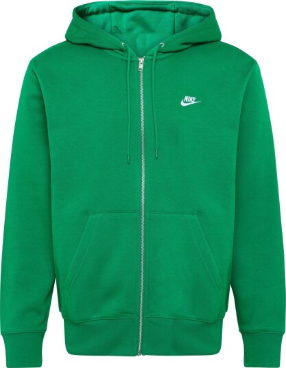 Nike Nike Club Full Zip Hoodie   Green   L