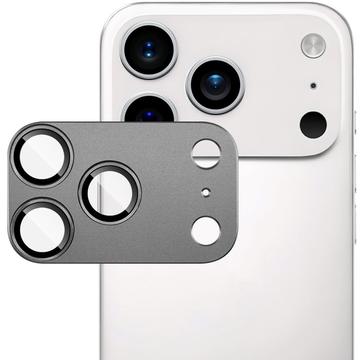 Imak iPhone 17 Pro Fullt deksel i metall og herdet glass kameralinsebeskyttelse Grå