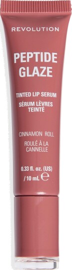 Revolution Beauty London Peptide Glaze Tinted Lip Serum Cinnamon Roll