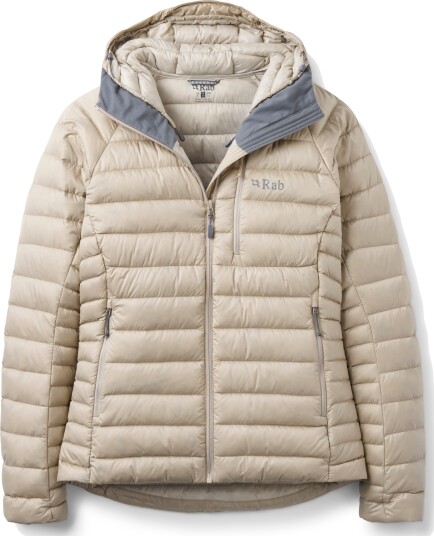 RAB Microlight Alpine Hoody Dame Dark Pebble S