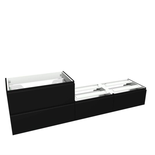 Vikingbad Servantskap fingergrep MIE SMART 200 sort matt
