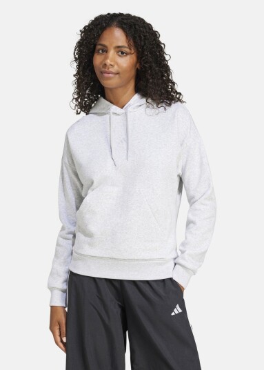Adidas W Sl Fc Hd Lgreyh/White Xs Hoodies