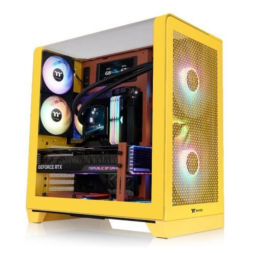 Thermaltake View 390 Air Midi Tower Kabinett - Karamell Thermaltake View 390 Air Midi Tower Kabinett - Karamell
