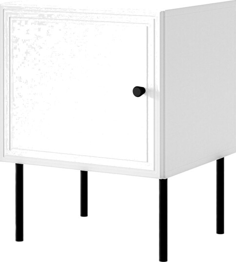 Laholm Nattbord 45 cm - Hvit