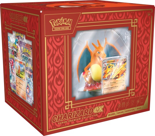 Pokémon Charizard EX Super Premium Samlekortsett for Barnespill Pokémon Charizard EX Super Premium Samlekortsett for Barnespill