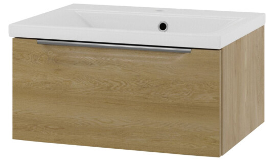 Linn Bad Mari D45 Servantskap med 1 Skuff Eik / 120cm Høyre Linn Bad Mari D45 Servantskap med 1 Skuff Eik / 120cm Høyre