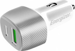 Energizer Ultimate - Usb-C & Usb-A 38W Pd + Qc3.0 Billader (Hvit / Sølv)