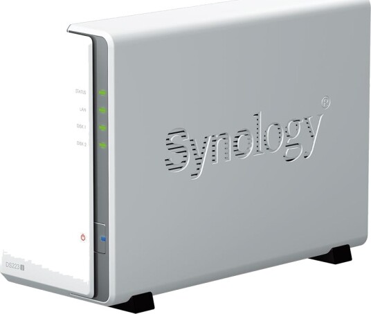 Synology DS223J NAS-server med Quad-Core 1.7 GHz og RAID-støtte Synology DS223J NAS-server med Quad-Core 1.7 GHz og RAID-støtte