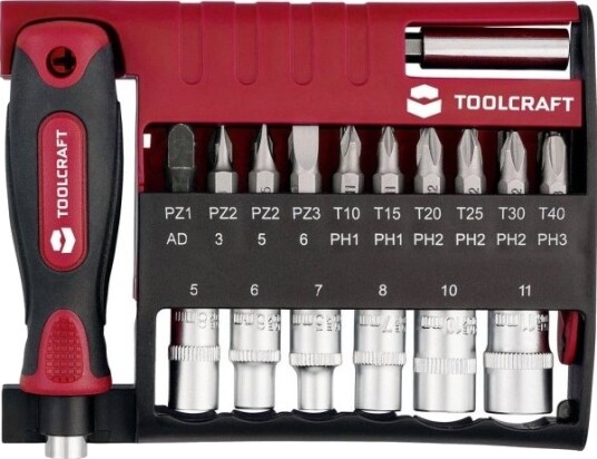 Toolcraft To-10351632 Bitssett 28 Deler Inkl. Bitsholder Toolcraft To-10351632 Bitssett 28 Deler Inkl. Bitsholder