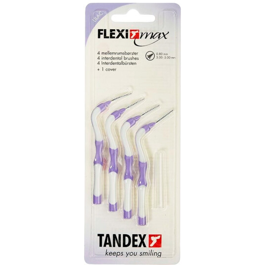 Tandex Flexi Max Gap børster 0,80 mm ISO 4 LILAC Tandex Flexi Max Gap børster 0,80 mm ISO 4 LILAC