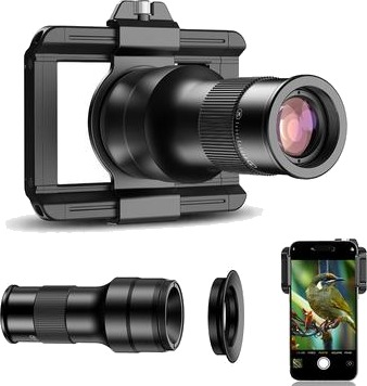 Apexel APL TM6 2 i 1 Tele og Makroobjektiv Smarttelefon