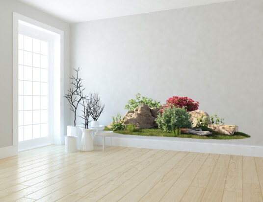 Veggklistremerke Hage blomster  #04