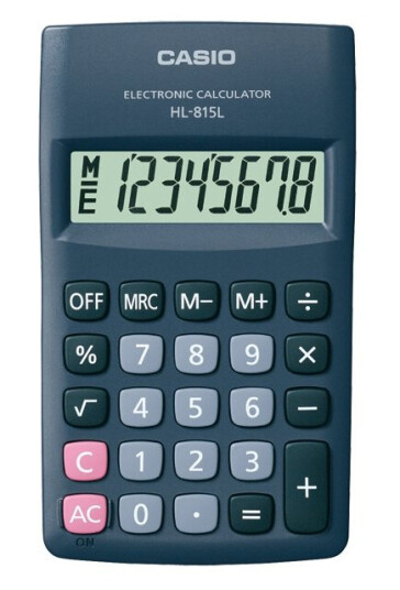 Casio Hl-815L, Lomme, Grunnleggende, 8 Sifre, 1 Linjer, Batteri, Sort Casio Hl-815L, Lomme, Grunnleggende, 8 Sifre, 1 Linjer, Batteri, Sort