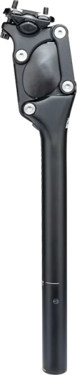 CONTEC SP-060 setepinne med fjæring 36mm vandring Ø31.6mm 400mm 70-85kg sort CONTEC SP-060 setepinne med fjæring 36mm vandring Ø31.6mm 400mm 70-85kg sort