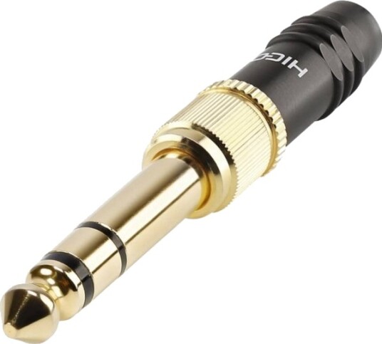 Hicon Hi-J3563s Jackplugg 3,5 Mm Rett Poltall: 3 Sort 1 Stk