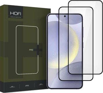 Samsung Galaxy S25 Hofi Premium Pro+ Beskyttelsesglass - 2 Stk. - Svart Kant
