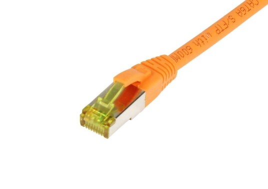 Synergy RJ45 Nettverkskabel Cat6a S/FTP 0,25m Oransje