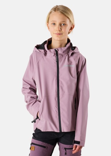 Swedemount Orust Rain Jacket Jr Pale Mauve 130 Regnjakker