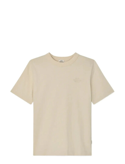 Mads Nørgaard Cotton Jersey Theo Tee Beige 128