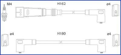 Tennplugg kabelsett HITACHI 134715