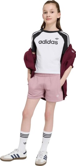 Adidas Originals Loose Hw Shorts Pink 170