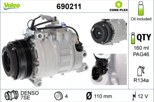 AC kompressor VALEO 690211