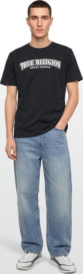 True Religion Relaxed Painted Hs Tee Black S
