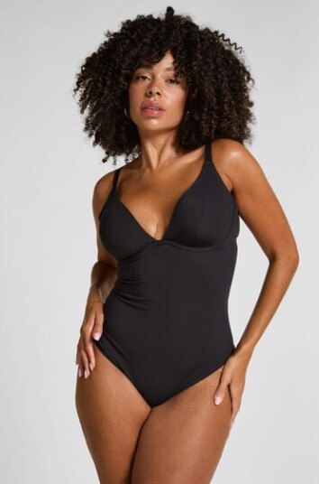 Hunkemöller Glatt upolstret body Svart