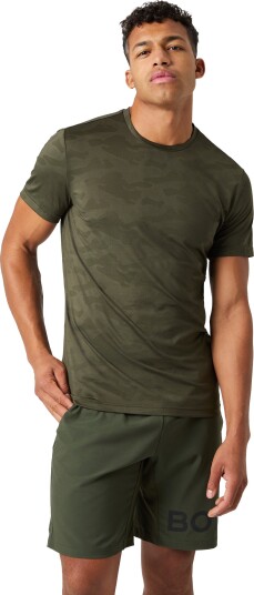 Björn Borg Men's Borg Performance T Shirt Forest Night XXL Björn Borg Men's Borg Performance T Shirt Forest Night XXL