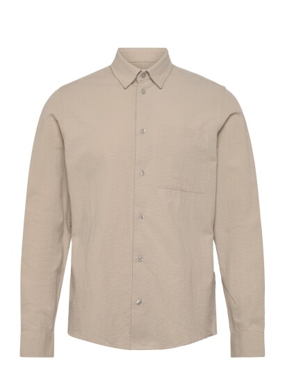 Casual Friday Cfaaberg Structured Shirt Beige M