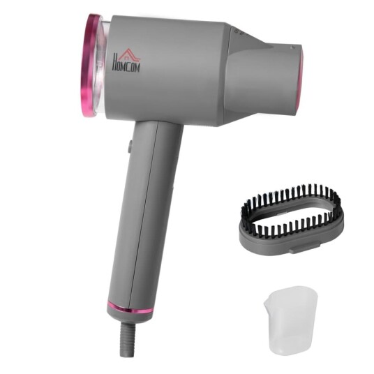 Steam Smoother Dampbørste Sammenleggbart Dampstrykejern Med 160 Ml Vanntank 1520 W Aluminium Plast Grå + Rosa 27,5 X 18,2 X 9 Cm Steam Smoother Dampbørste Sammenleggbart Dampstrykejern Med 160 Ml Vanntank 1520 W Aluminium Plast Grå + Rosa 27,5 X 18,2 X 9 Cm