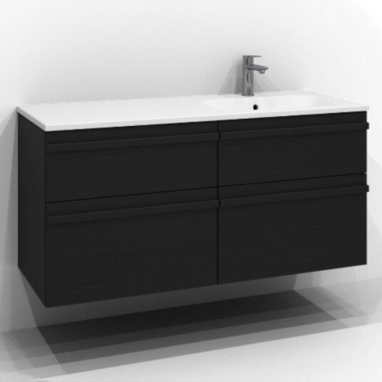 Svedbergs Poem List Servantskap D45 med 4 Skuffer Svart ask / 120cm SV-34512344 Svedbergs Poem List Servantskap D45 med 4 Skuffer Svart ask / 120cm SV-34512344