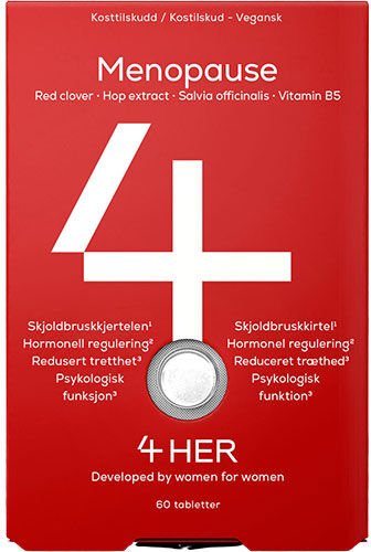 4 HER 4HER Menopause 60 Tabletter
