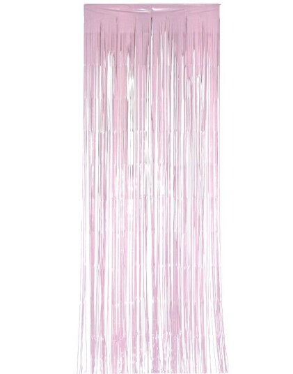 Rosa Strimlete Dørforheng 92x240 cm Rosa Strimlete Dørforheng 92x240 cm