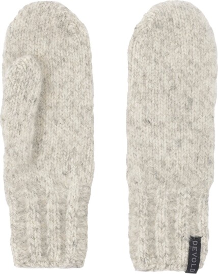 Devold Nansen Wool Mitten Grey Melange M