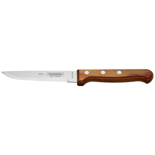 Vega Biffkniv Picanha 23.5 cm (L) Lysebrun 12 Stykk / Forpakning