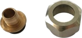 15X2,5-3/4 Ovg.T/Pex - Euroconus Bronze