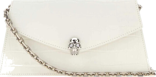 Alexander McQueen Dame Vesker Hvit ONE SIZE, Alexander McQueen Dame Vesker Hvit ONE SIZE,