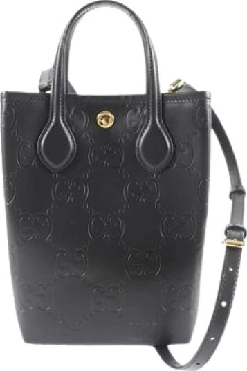 Gucci Vintage Dame Pre owned Svart ONE SIZE, Gucci Vintage Dame Pre owned Svart ONE SIZE,