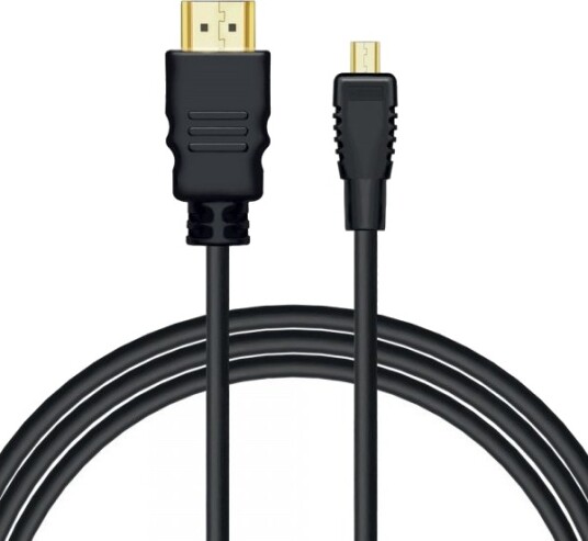Savio Hdmi Micro Til Hdmi 2 M Svart Savkabelcl 40/M