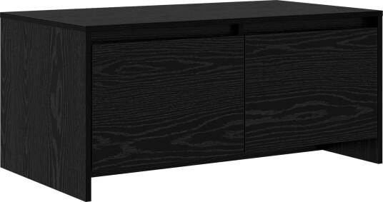 vidaXL Sofabord Svart eik 90 x 50 x 41,5 cm Konstruert tre