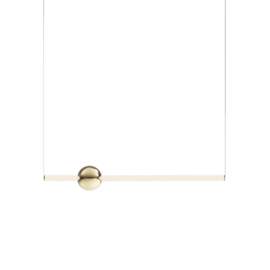 Lee Broom Orion Tube Light Taklampe Hvit/Gull Lee Broom Orion Tube Light Taklampe Hvit/Gull