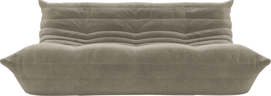 Ligne Roset - Togo Large Settee Without Arms Fabric Cat. S Alcantara Dove Grey 4475 Sofaer Michel Ducaroy