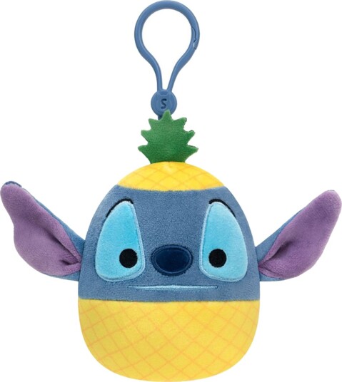 Squishmallows Veskeanheng 9 cm Disney Pineapple Stitch Cl Squishmallows OneSize Nøkkelring Blå Gul Squishmallows Veskeanheng 9 cm Disney Pineapple Stitch Cl Squishmallows OneSize Nøkkelring Blå Gul
