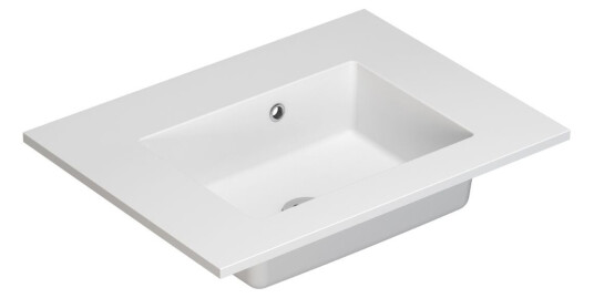 Dansani Minore Komposittservant 60,2x45,5 cm, u/blanderhull, Hvit Matt