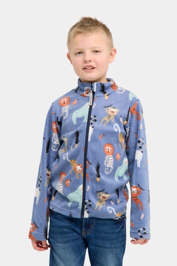Nordbjørn Malö Fleecejakke Monkey Buisness Country Blue 122-128