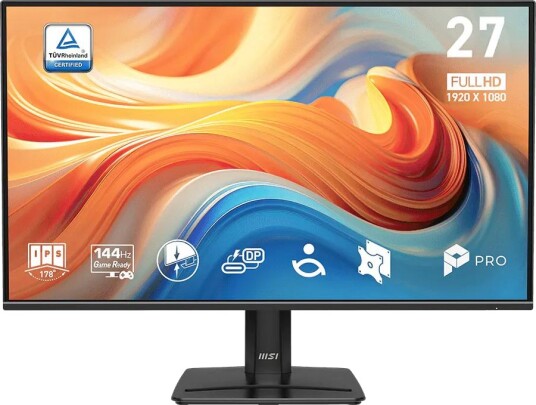 Msi Pro Mp272 E14c, 68,6 Cm (27"), 1920 X 1080 Piksler, Fuld Hd, Led, 4 Ms, Sort