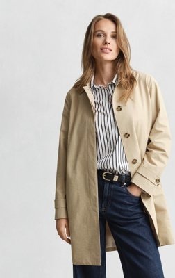 GANT Car Coat Beige XS GANT Car Coat Beige XS