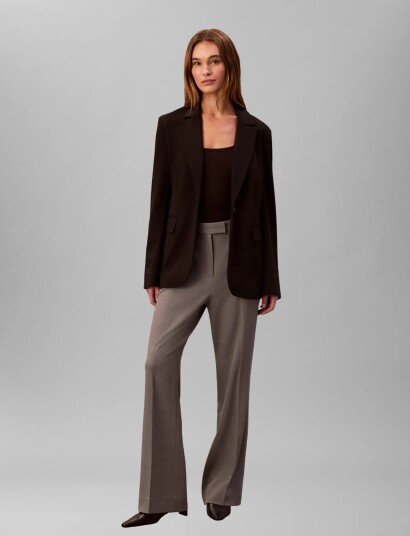 Calvin Klein Ponte Slim Blazer Black 32 Calvin Klein Ponte Slim Blazer Black 32